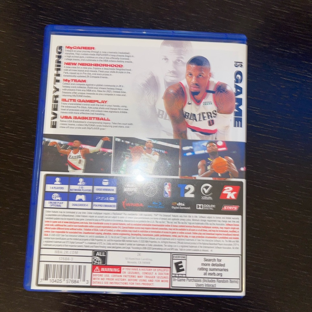 NBA 2k 21 for PS4 - Picture 2 of 3